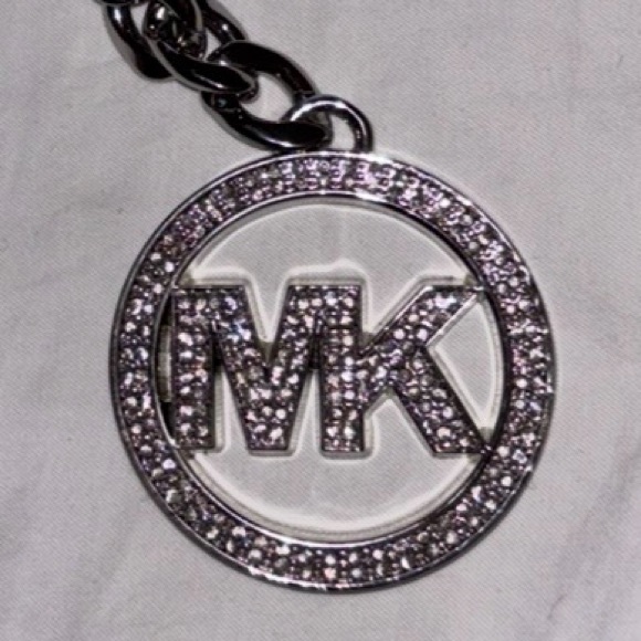 MICHAEL Michael Kors NWT pave key ring with silver metal clasp - Picture 4 of 6